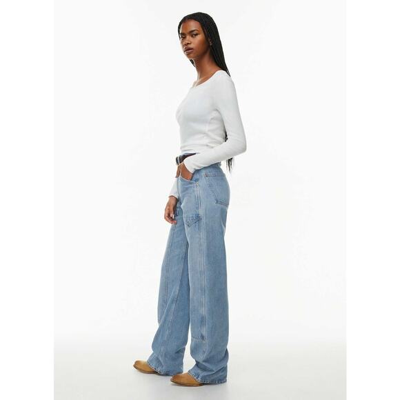 Re/Done Superhigh Workwear Jeans Size 27 - Picture 2 of 12